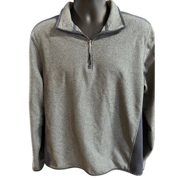 Under Armour Fleece Jacket Mens Large L 1/4 Zip Cold‎ Gear Pullover - Picture 1 of 11